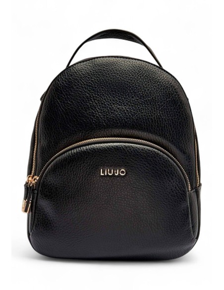 Zaino Liu Jo effetto bottalato con logo in metallo