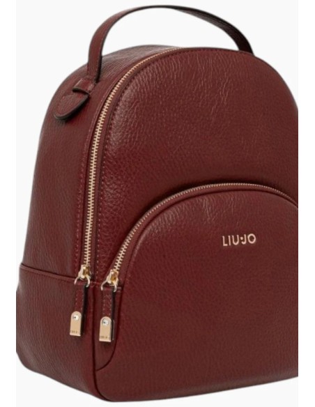 Zaino Liu Jo effetto bottalato con logo in metallo