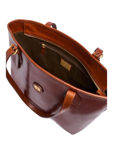 Borsa shopper The Bridge Story Donna in pelle con zip