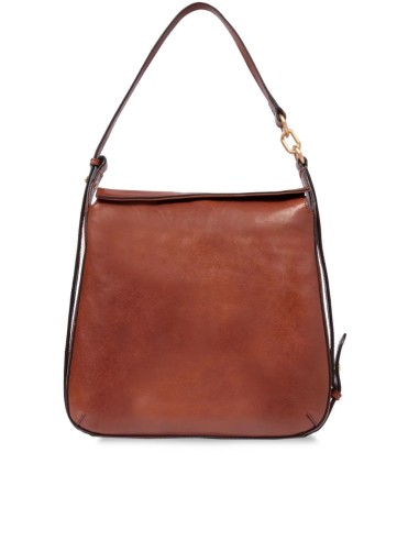 The Bridge Ingrid borsa a spalla e a tracolla in pelle con zip frontale