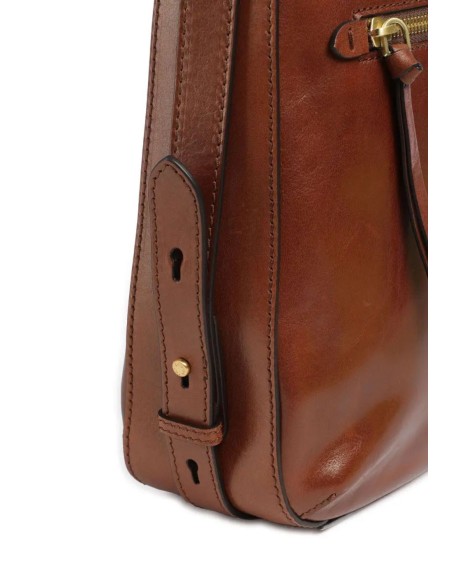 The Bridge Ingrid borsa a spalla e a tracolla in pelle con zip frontale