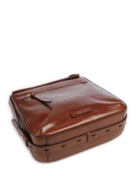 The Bridge Ingrid borsa a spalla e a tracolla in pelle con zip frontale