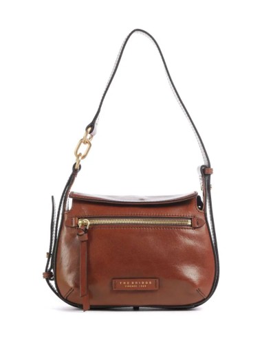 The Bridge Ingrid borsa a spalla e tracolla in pelle con zip frontale