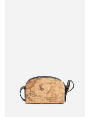 Alviero Martini 1ª Classe Valley Geo tracollina nera in tessuto Geo Classic