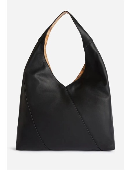 Alviero Martini 1ª Classe Celtic Nappa borsa sottospalla nera in pelle