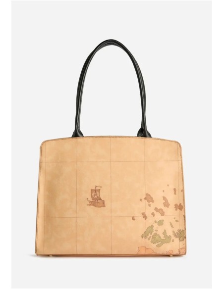 Valley Geo borsa shopping nera Alviero Martini 1ª Classe