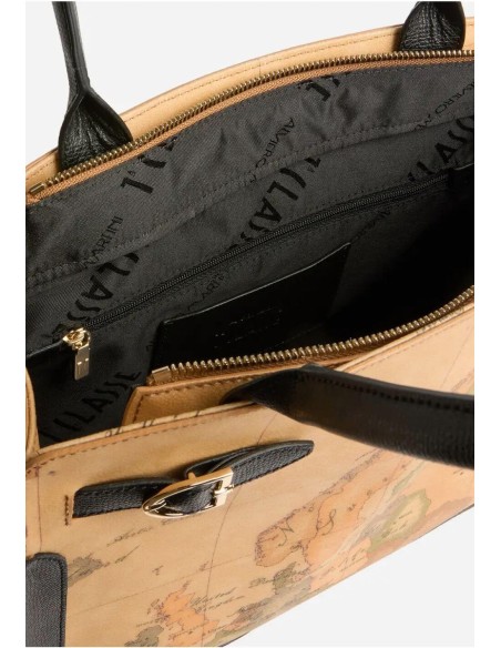 Valley Geo borsa shopping nera Alviero Martini 1ª Classe