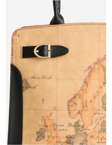 Valley Geo borsa shopping nera Alviero Martini 1ª Classe