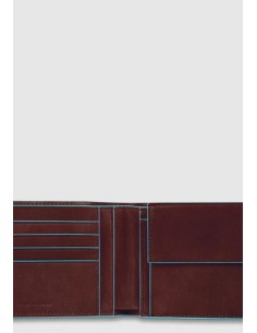 Piquadro Blue Square portafoglio uomo in pelle con portamonete RFID 2