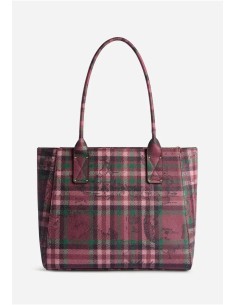 Alviero Martini 1ª Classe borsa shopping Tartan Dream Rosso Acero 2