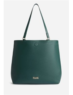 Alviero Martini 1ª Classe borsa shopping Soft Twist Verde Bottiglia