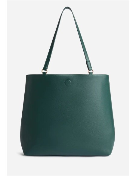 Alviero Martini 1ª Classe borsa shopping Soft Twist Verde Bottiglia
