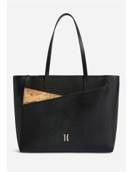 Alviero Martini 1ª Classe borsa shopping Pearl City Nera