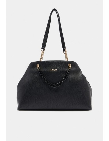 Tote bag media con catena gioiello elegante e capiente