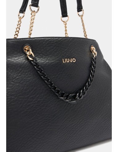 Tote bag media con catena gioiello elegante e capiente