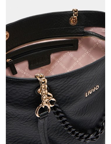 Tote bag media con catena gioiello elegante e capiente