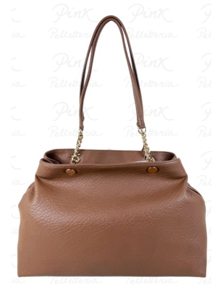 Tote bag media con catena gioiello elegante e capiente