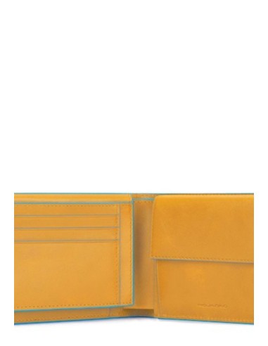 Piquadro Blue Square portafoglio uomo in pelle con RFID