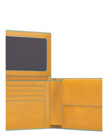 Piquadro Blue Square portafoglio uomo in pelle con RFID
