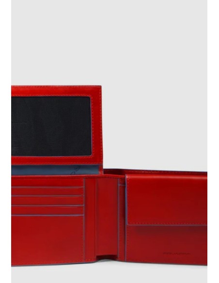 Piquadro Blue Square portafoglio uomo in pelle con RFID