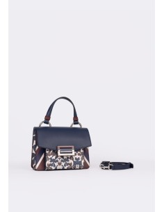 Borsa a mano Miss College in vitello stampato Notte 2