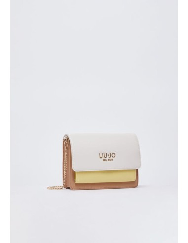 Borsa a tracolla media Liu Jo con catena e patta
