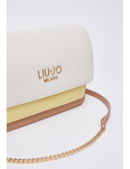 Borsa a tracolla media Liu Jo con catena e patta