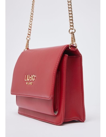 Borsa a tracolla media Liu Jo con catena e patta