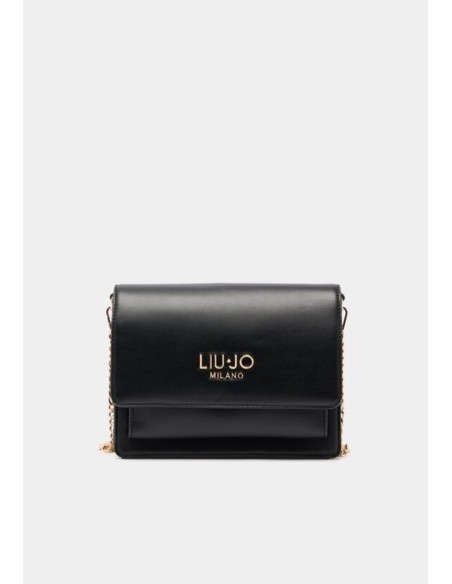Borsa a tracolla media Liu Jo con catena e patta