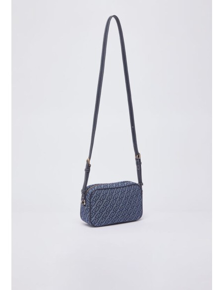 Borsa a tracolla piccola Liu Jo in denim jacquard