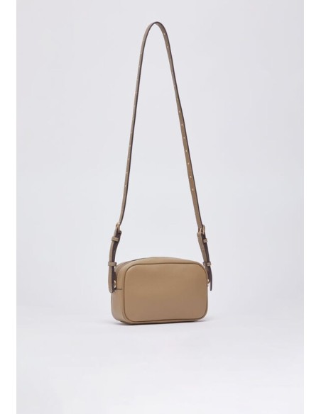 Borsa a tracolla piccola con borchie.