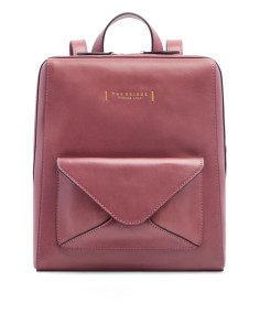 Zaino donna The Bridge in pelle con tasca frontale