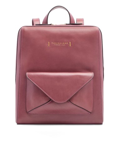 Zaino donna The Bridge in pelle con tasca frontale