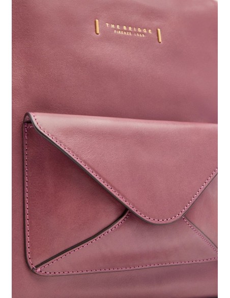 Zaino donna The Bridge in pelle con tasca frontale