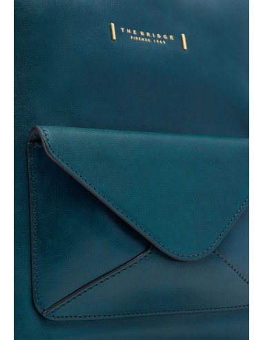 Zaino donna The Bridge in pelle con tasca frontale