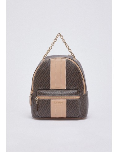 Zaino donna macro bottalato con dettaglio chain