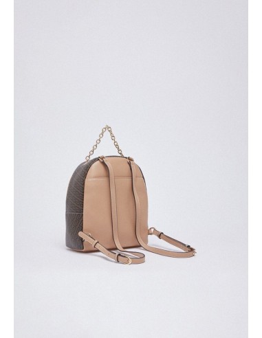 Zaino donna macro bottalato con dettaglio chain