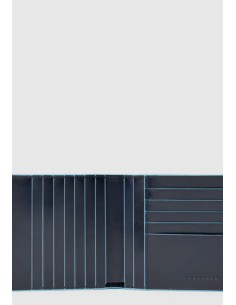 Portafoglio uomo sottile Piquadro Blue Square RFID 2