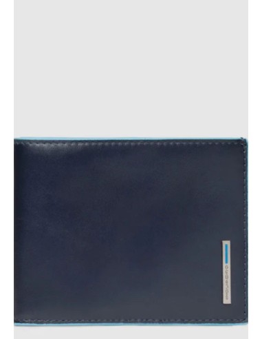 Portafoglio uomo sottile Piquadro Blue Square RFID