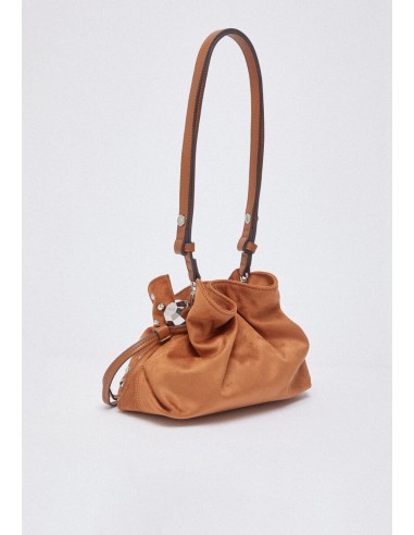 Riccy Bag piccola con borchie effetto scamosciato
