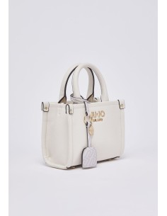 Borsa mini Liu Jo con maxi logo e charm