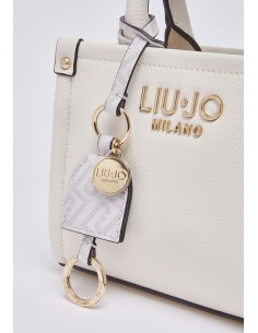 Borsa mini Liu Jo con maxi logo e charm 2