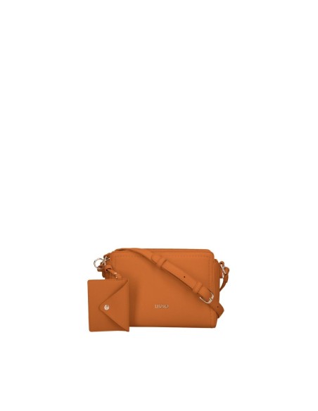 Borsa a tracolla con zip e portamonete removibile