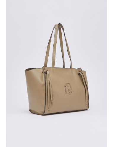 Borsa tote grande Liu Jo bottalata con logo LJ