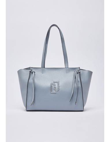 Borsa tote grande Liu Jo bottalata con logo LJ