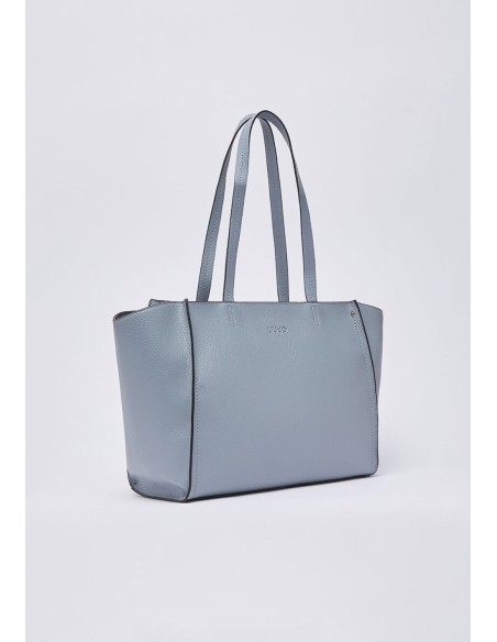 Borsa tote grande Liu Jo bottalata con logo LJ