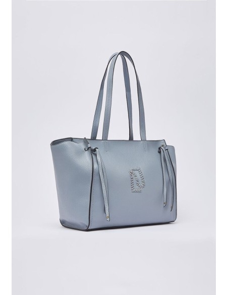 Borsa tote grande Liu Jo bottalata con logo LJ