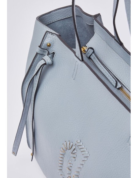 Borsa tote grande Liu Jo bottalata con logo LJ