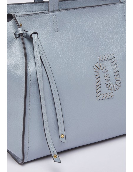 Borsa tote grande Liu Jo bottalata con logo LJ