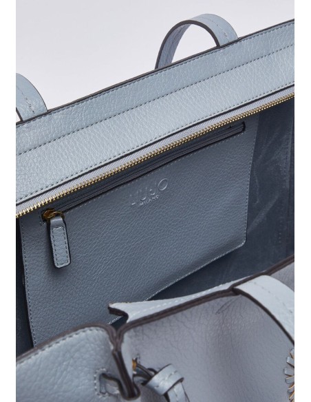 Borsa tote grande Liu Jo bottalata con logo LJ